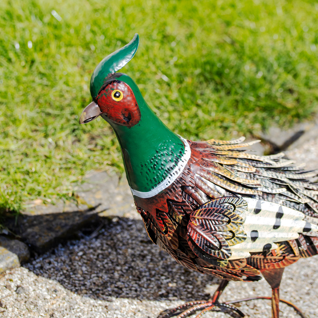 Metal Pheasant Garden Ornament