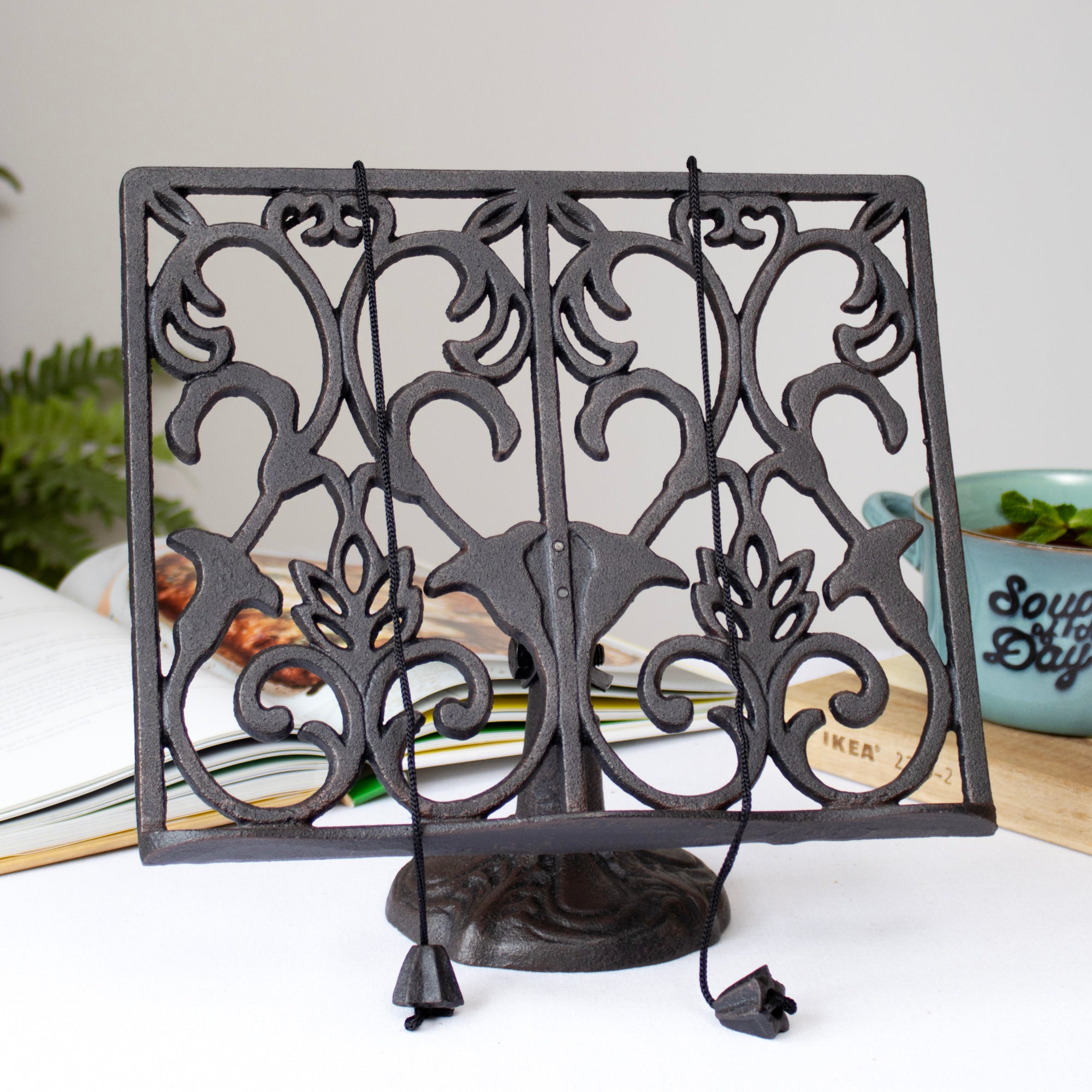 Cast Iron Cook Book Stand