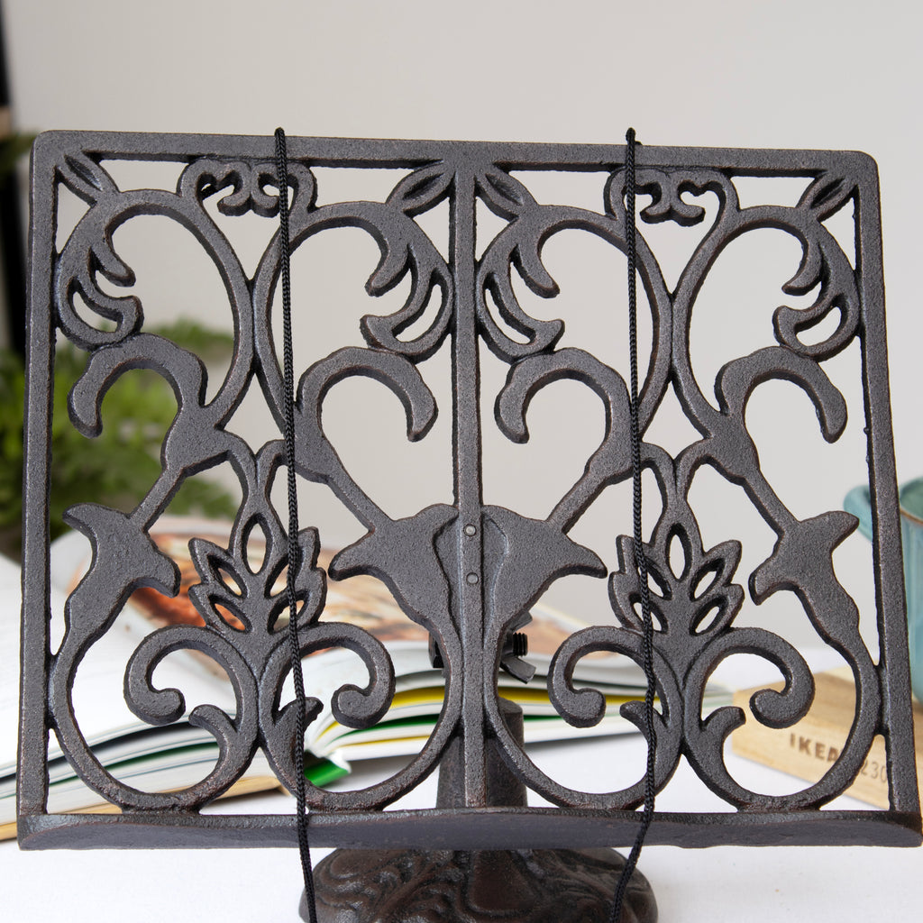 Cast Iron Cook Book Stand