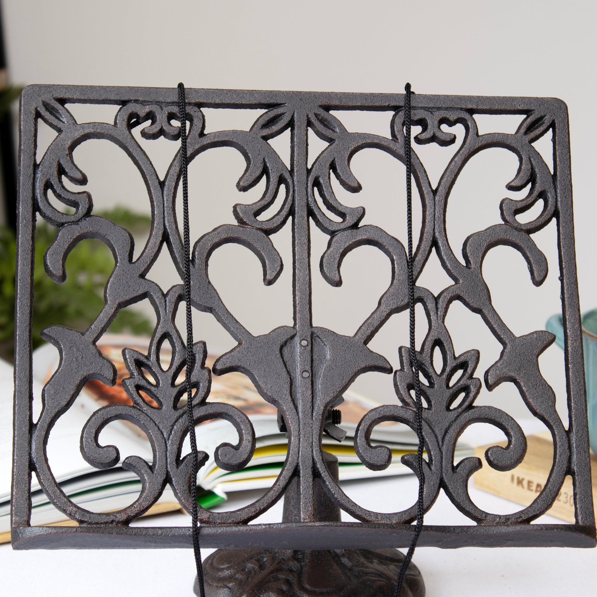 Cast Iron Cook Book Stand