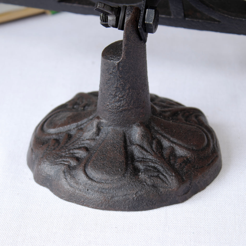 Cast Iron Cook Book Stand