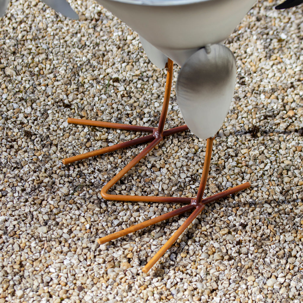 Metal Rooster Planter