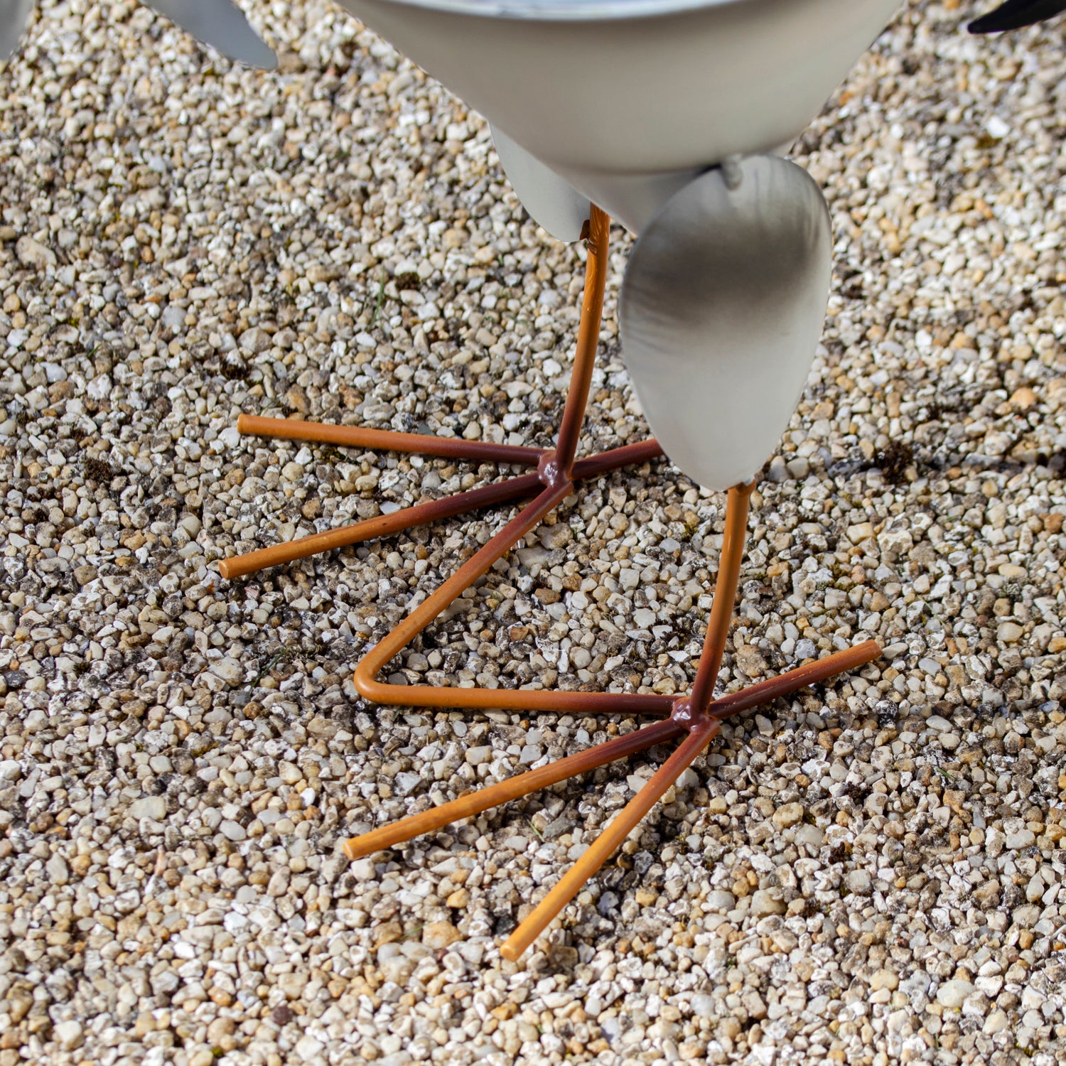 Metal Rooster Planter