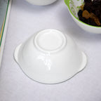 Set Of 6 Green Patterned Snack Bowls
