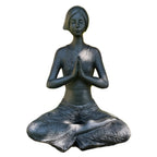 Black Yoga Woman Figurine