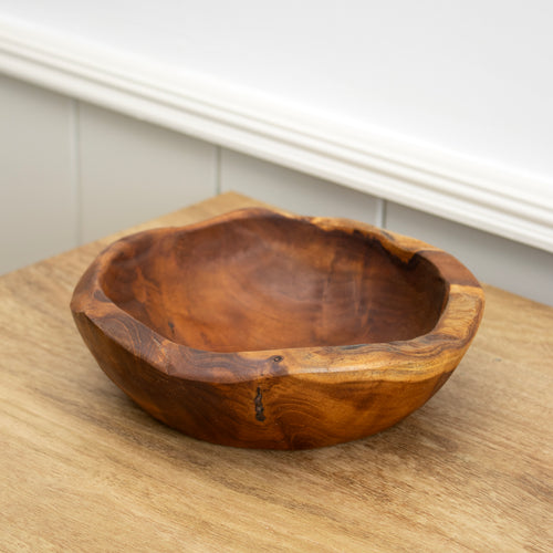 Mini Rustic Teak Root Bowl