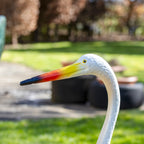 Metal Stork Garden Ornament