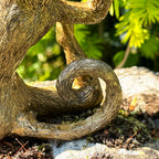 Gold Yoga Monkey Figurine B