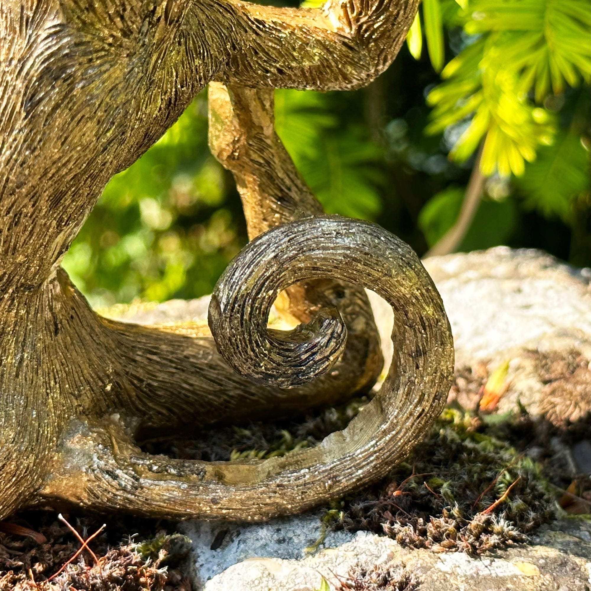 Gold Yoga Monkey Figurine B
