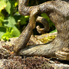 Gold Yoga Monkey Figurine B