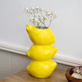 Lemon Stack Vase