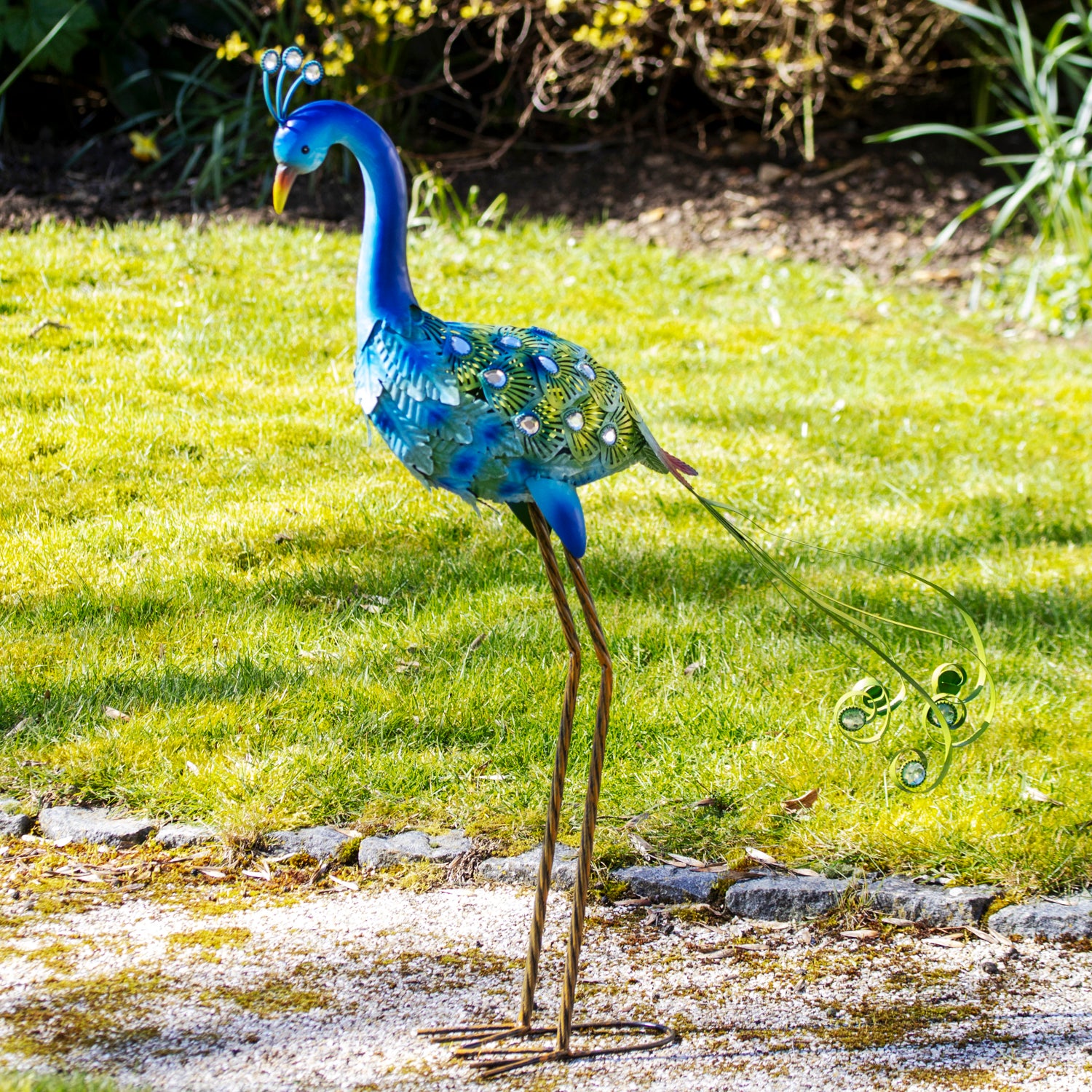 Garten-Pfau-Ornament groß