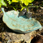 Birds On Leaf Bird Feeder