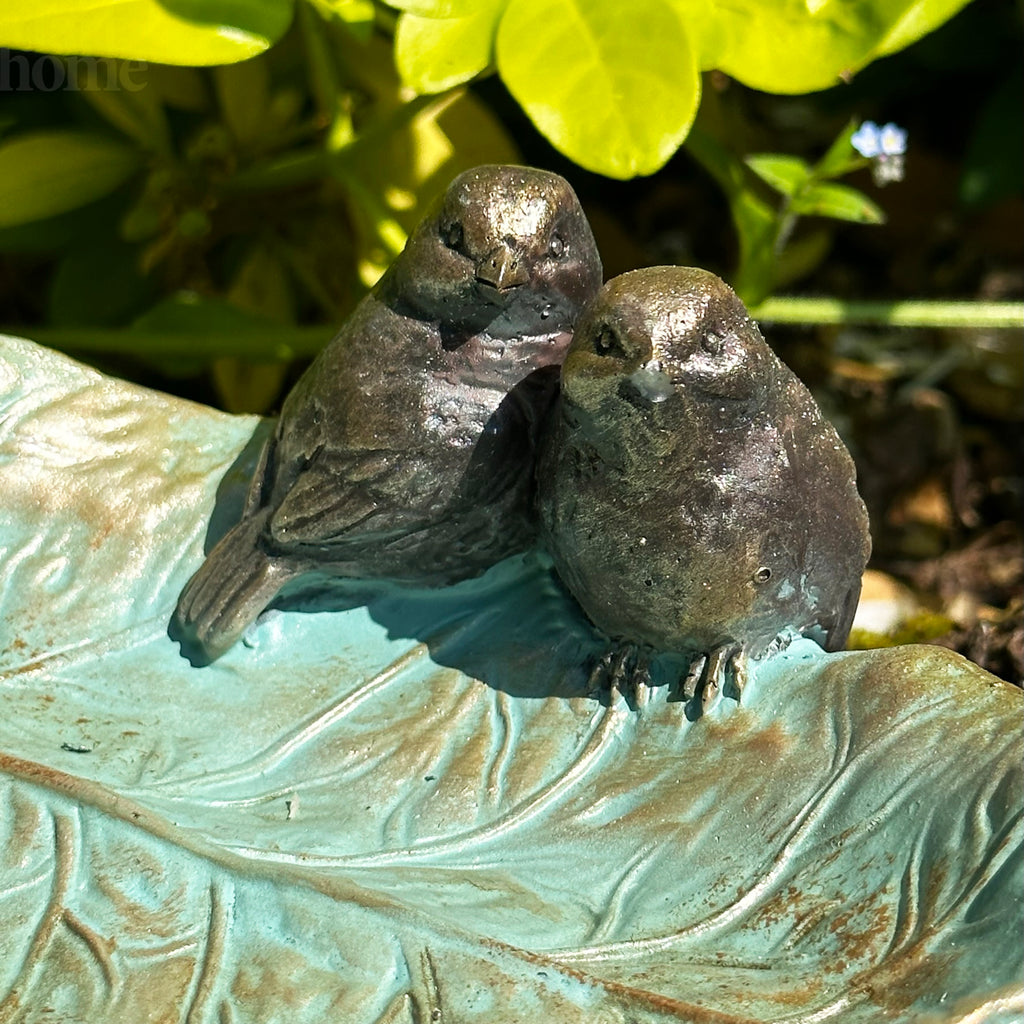 Birds On Leaf Bird Feeder