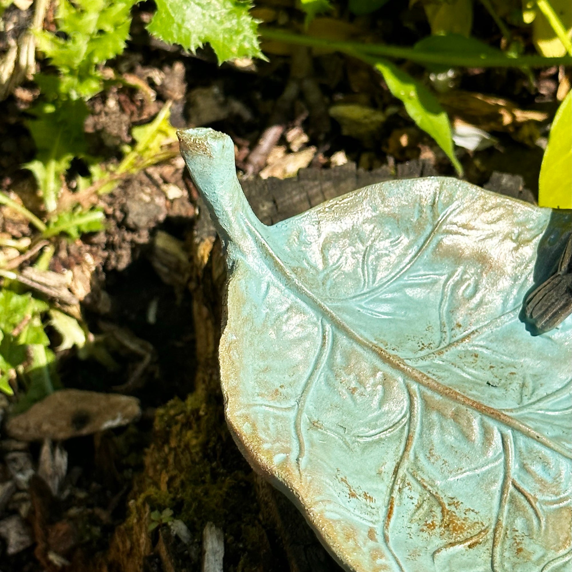 Birds On Leaf Bird Feeder