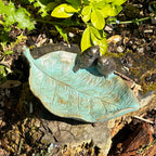 Birds On Leaf Bird Feeder