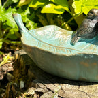 Birds On Leaf Bird Feeder