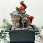 Playful Squirrels Indoor Water Fountain