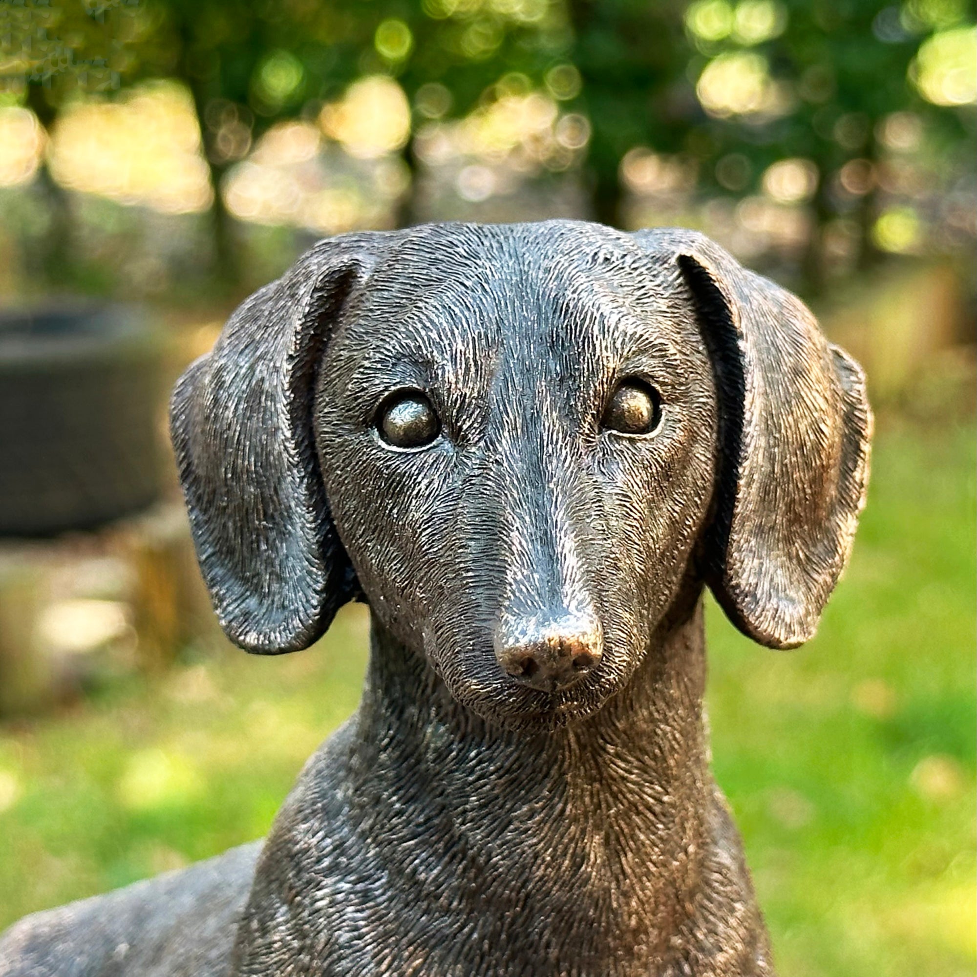 Copper Daschund Figurine
