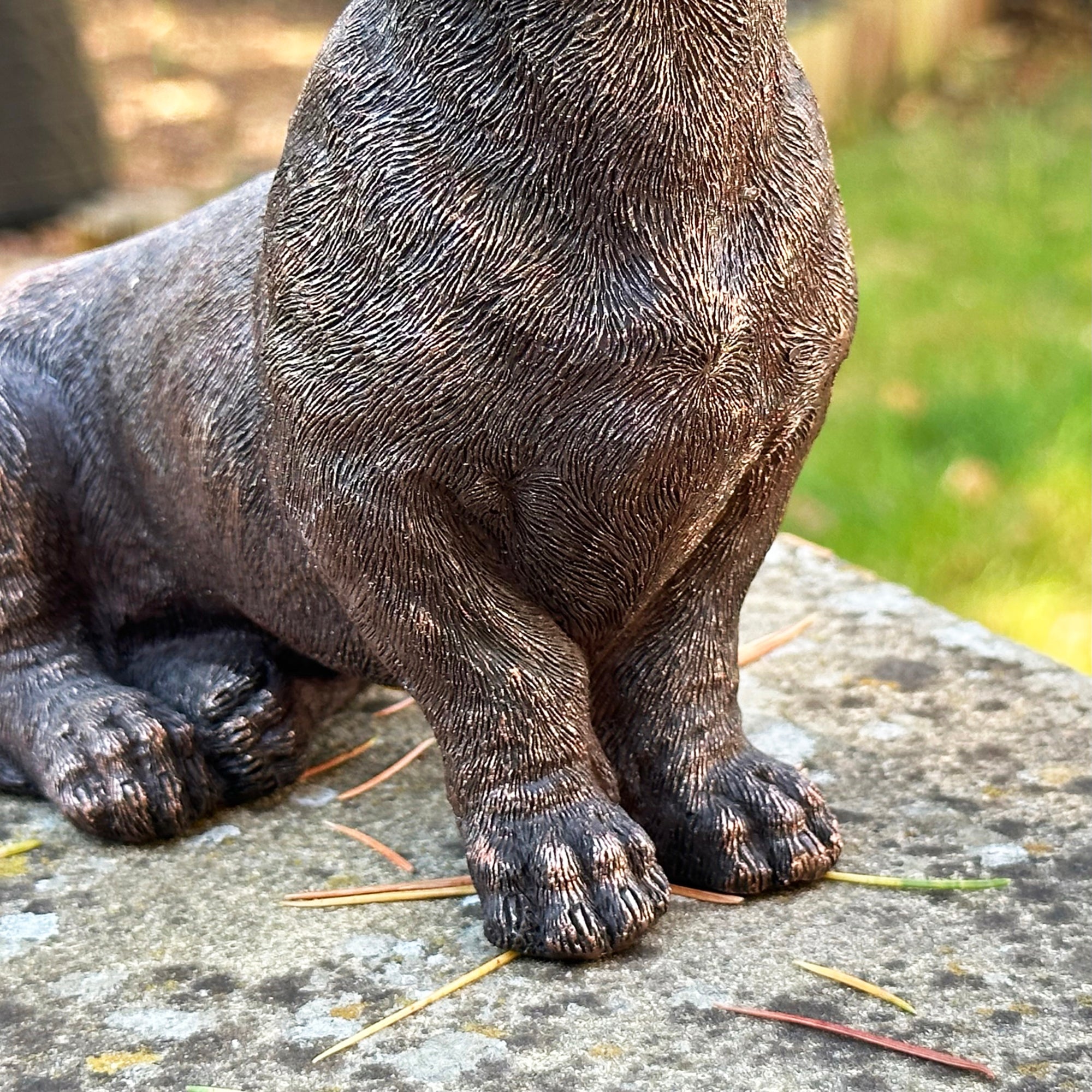 Copper Daschund Figurine