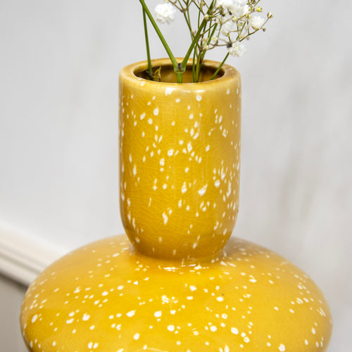 Speckled Pebble Stack Vase