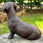 Copper Daschund Figurine