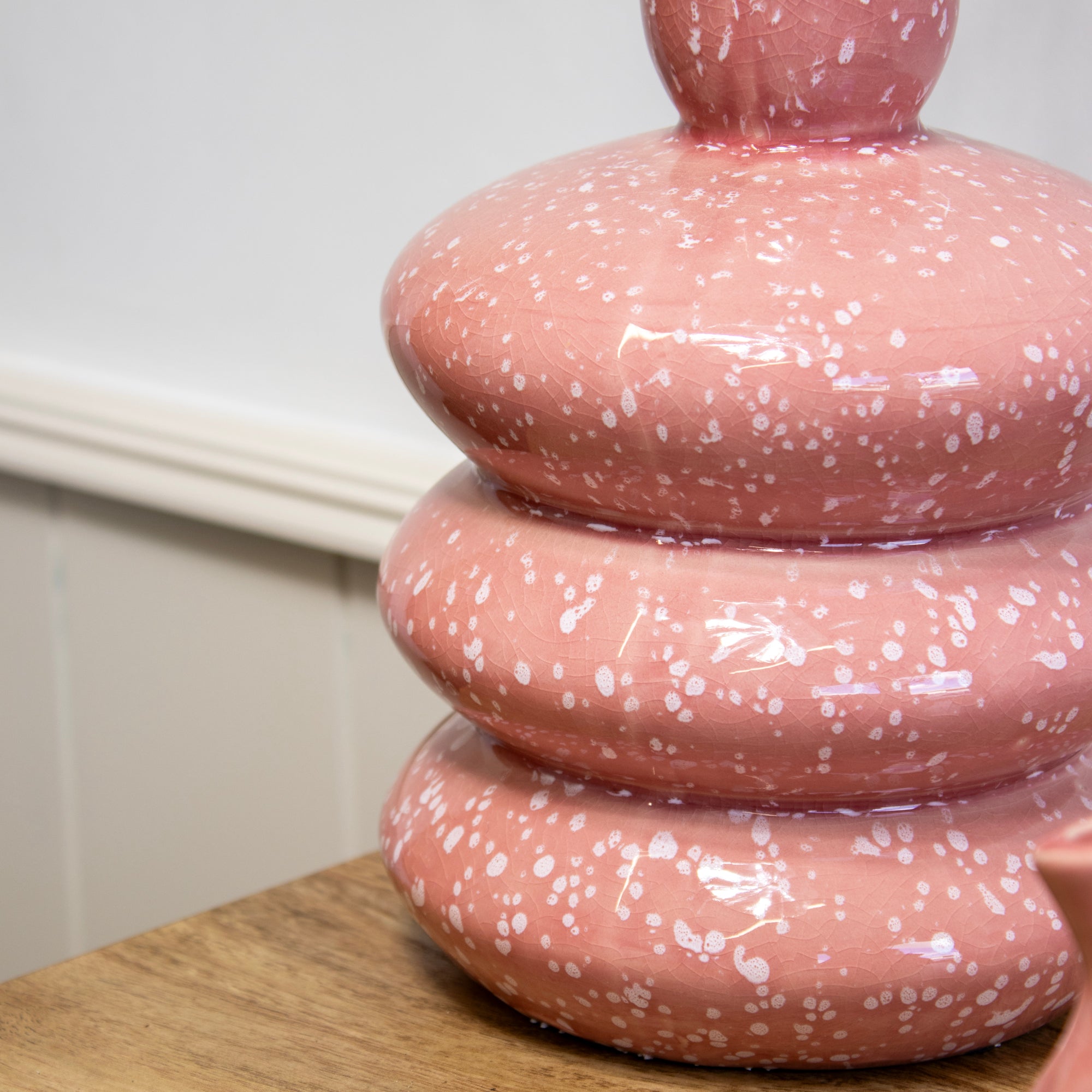 Speckled Pebble Stack Vase