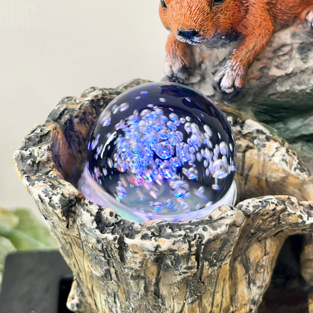 Playful Squirrels Indoor Water Fountain