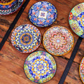 Set Of 4 Tuscany Mandala Side Plates