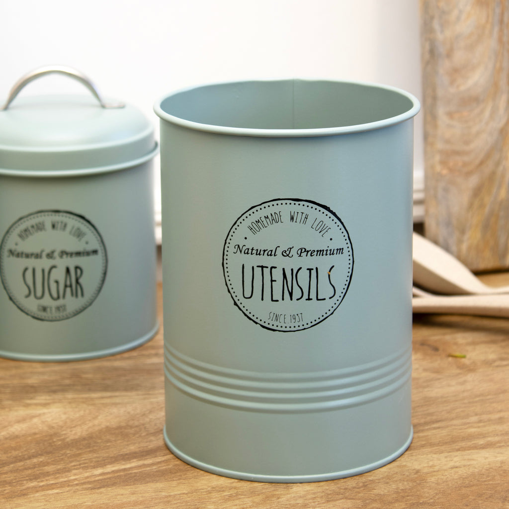 Matt Green Utensil Pot