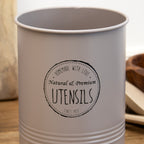 Matt Grey Utensil Pot