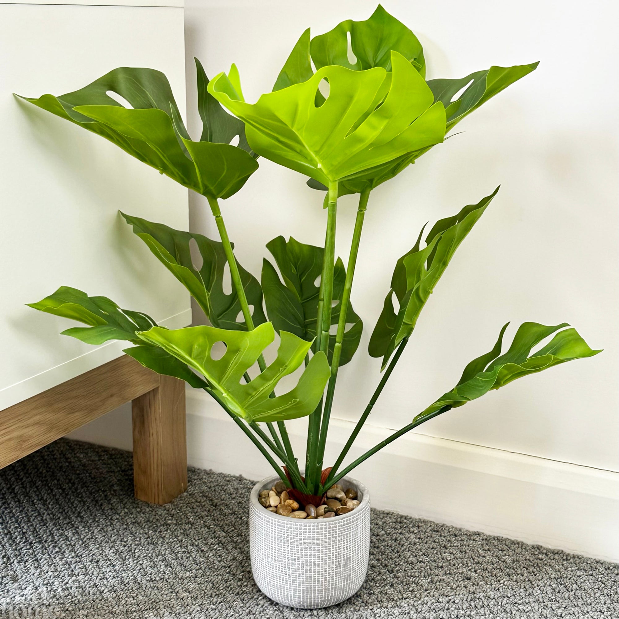 Artificial Monstera Swiss Cheese Plant