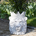 Majestic Lion Head Planter
