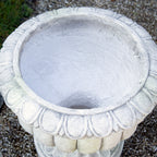 Stone Grey Fluted Urn Planter