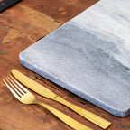 Grey Marble Rectangle Serving Platter