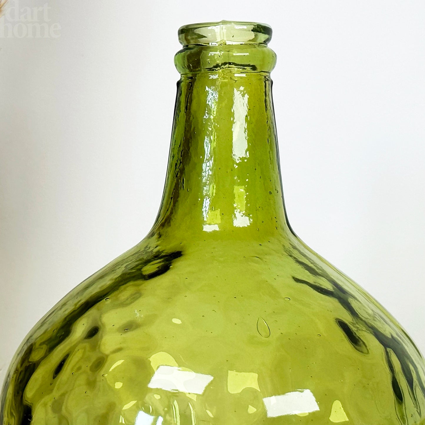 Recycled Glass Green Bottle Vase