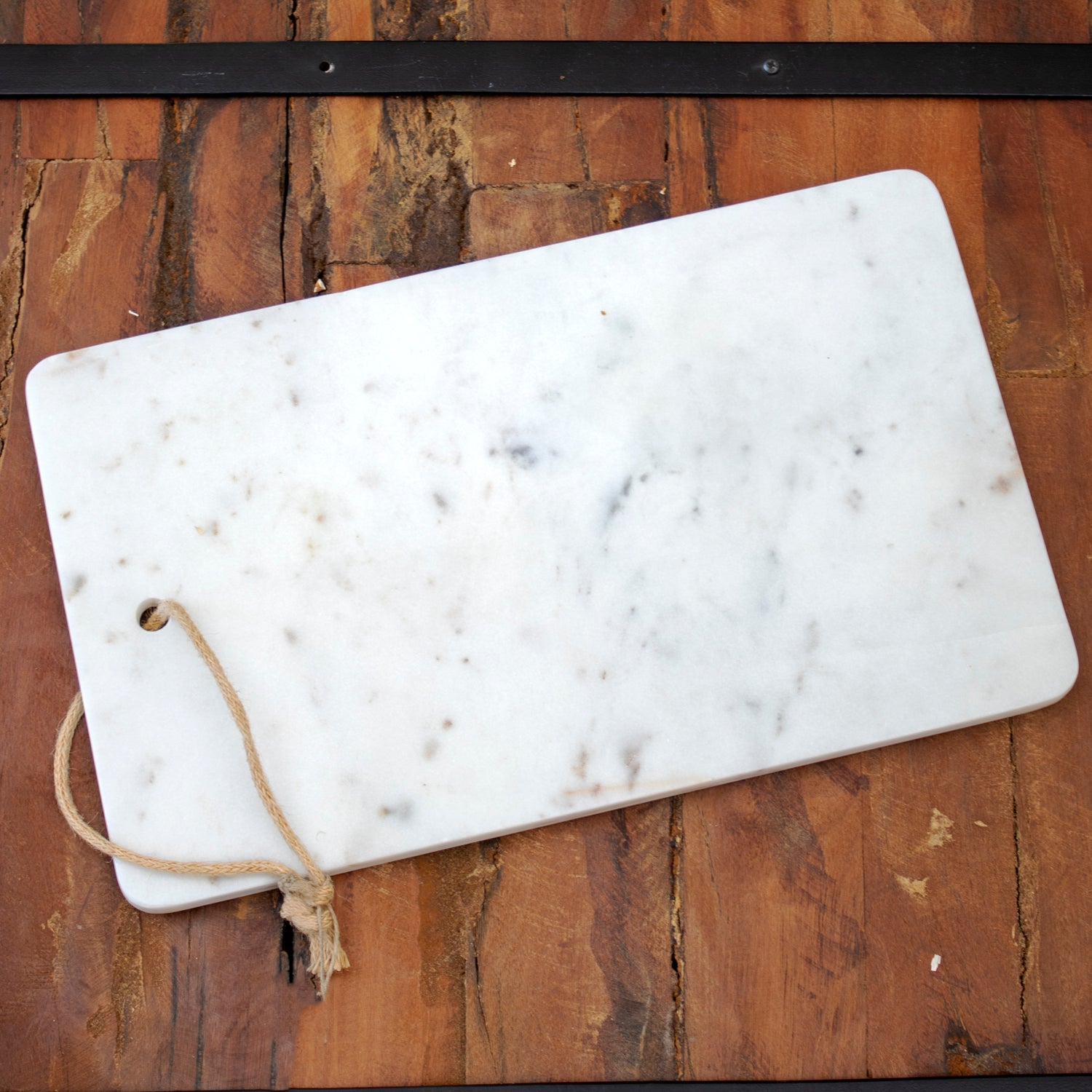 White Marble Rectangle Serving Platter