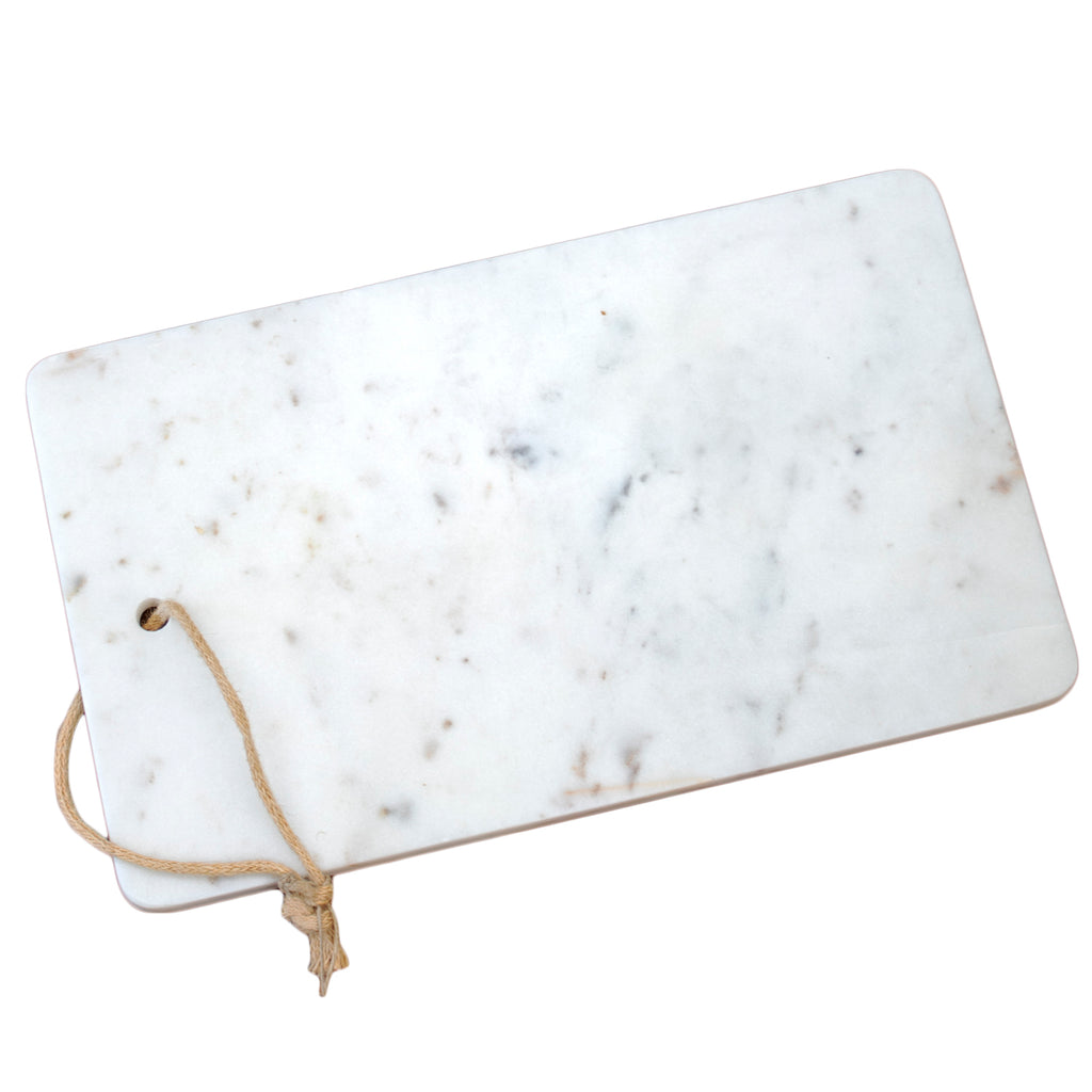 White Marble Rectangle Serving Platter