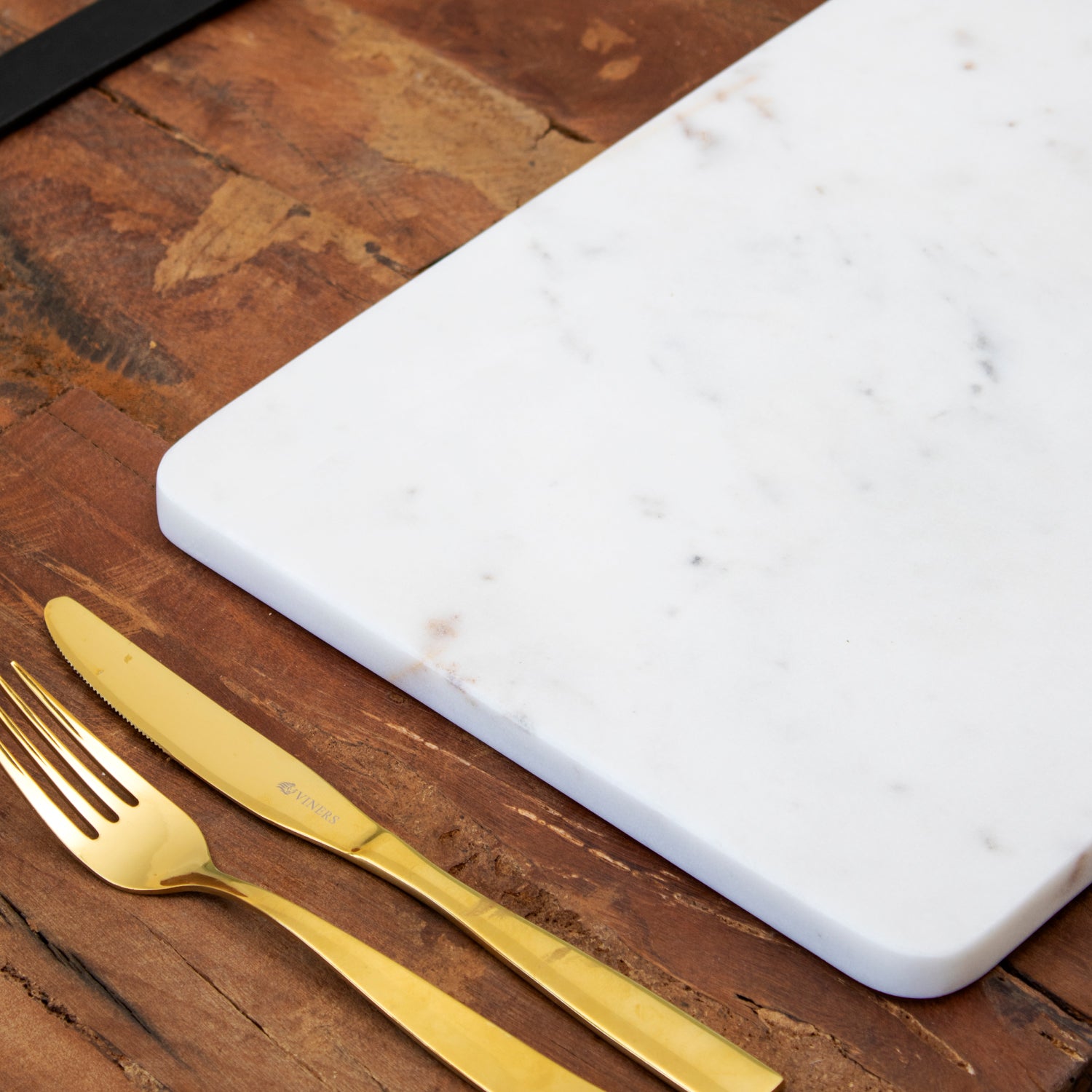 White Marble Rectangle Serving Platter