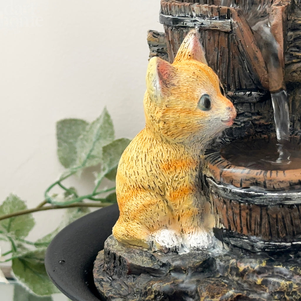 Playful Kittens Indoor Water Fountain