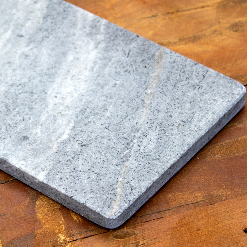 Grey Marble Handled Serving Board