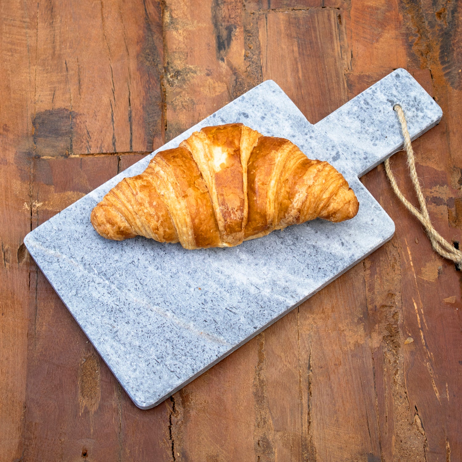 Grey Marble Handled Serving Board