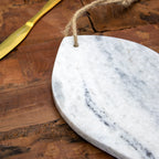 White Marble Fish Serving Platter
