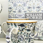 Set Of 4 William Morris Lodden Mugs Giftboxed