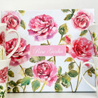 Set Of 4 Pink Rose Garden Mugs Giftboxed