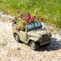 Cement US Army Truck Planter