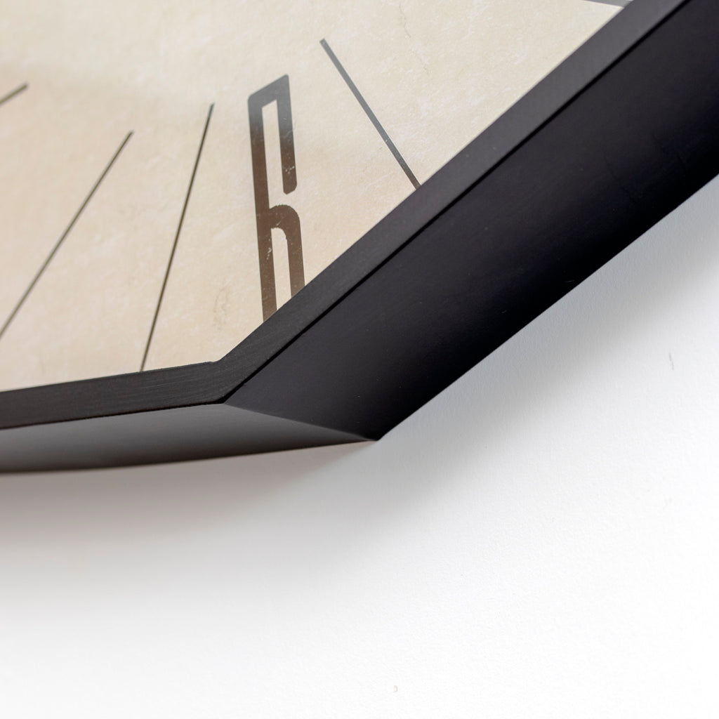 Retro Hexagon Wall Clock