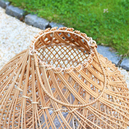 Natural Rattan Round Lantern