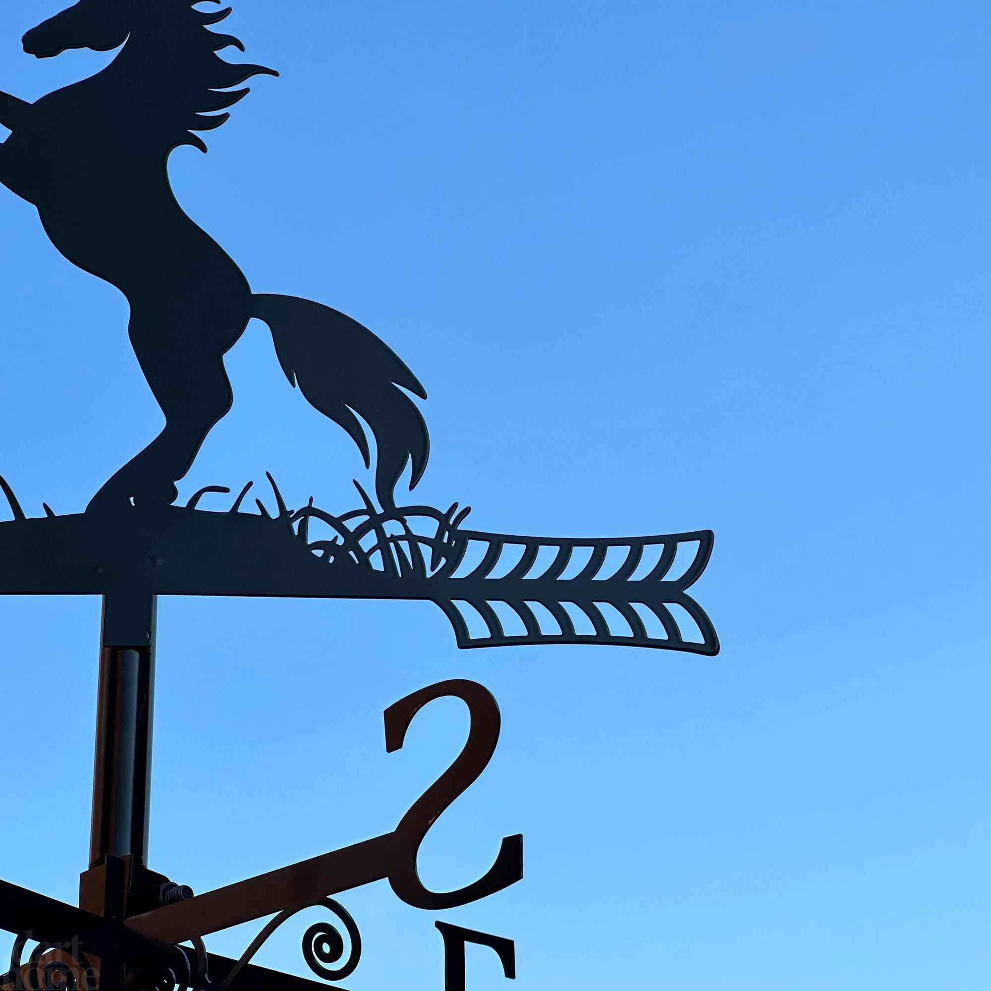 Rearing Horse Silhouette Weathervane