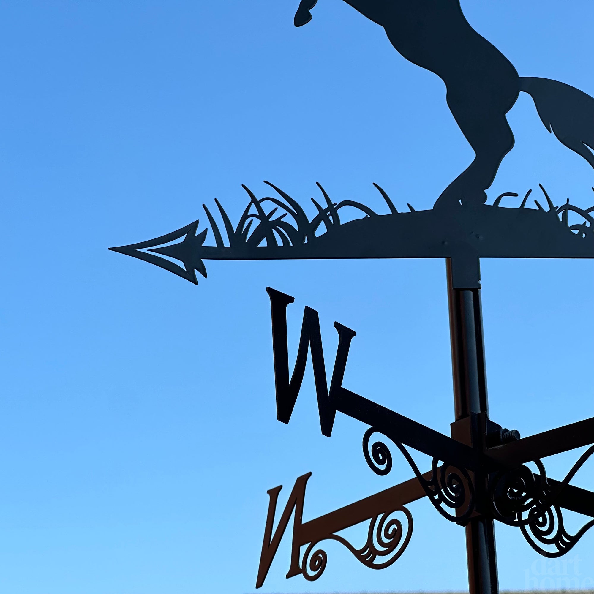 Rearing Horse Silhouette Weathervane